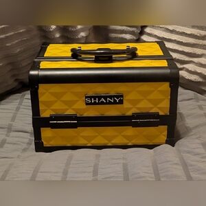 SHANY Yellow and Black Makeup Travel Storage Organizer